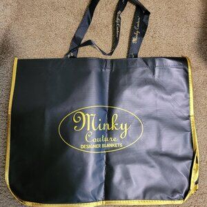 Minky Couture designer blankets usable bag